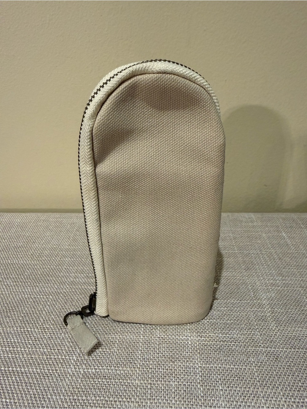 Lihit Lab Hinemo Japanese Canvas Stand Pouch Beige Fuji Kinbai Desk Case - Picture 5 of 10